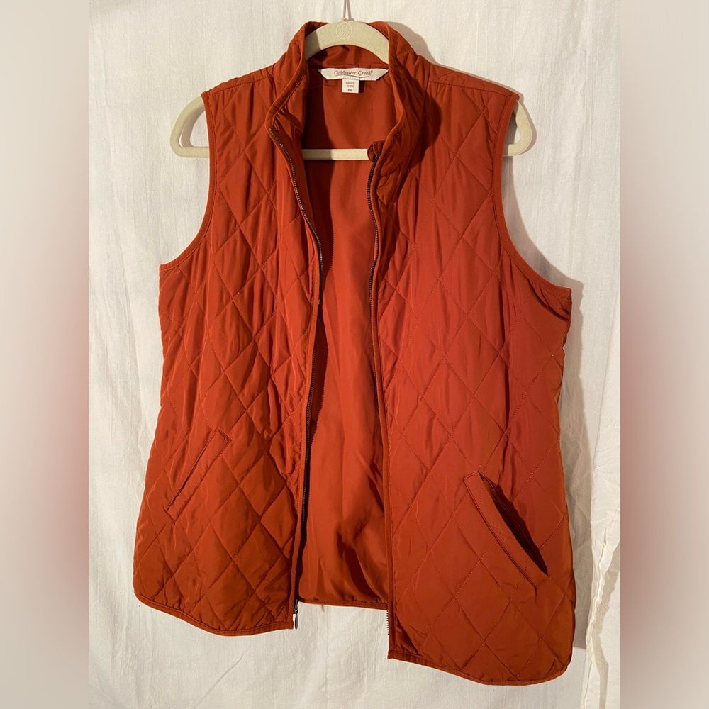 Coldwater Creek light vest, perfect for fall, as good as new!